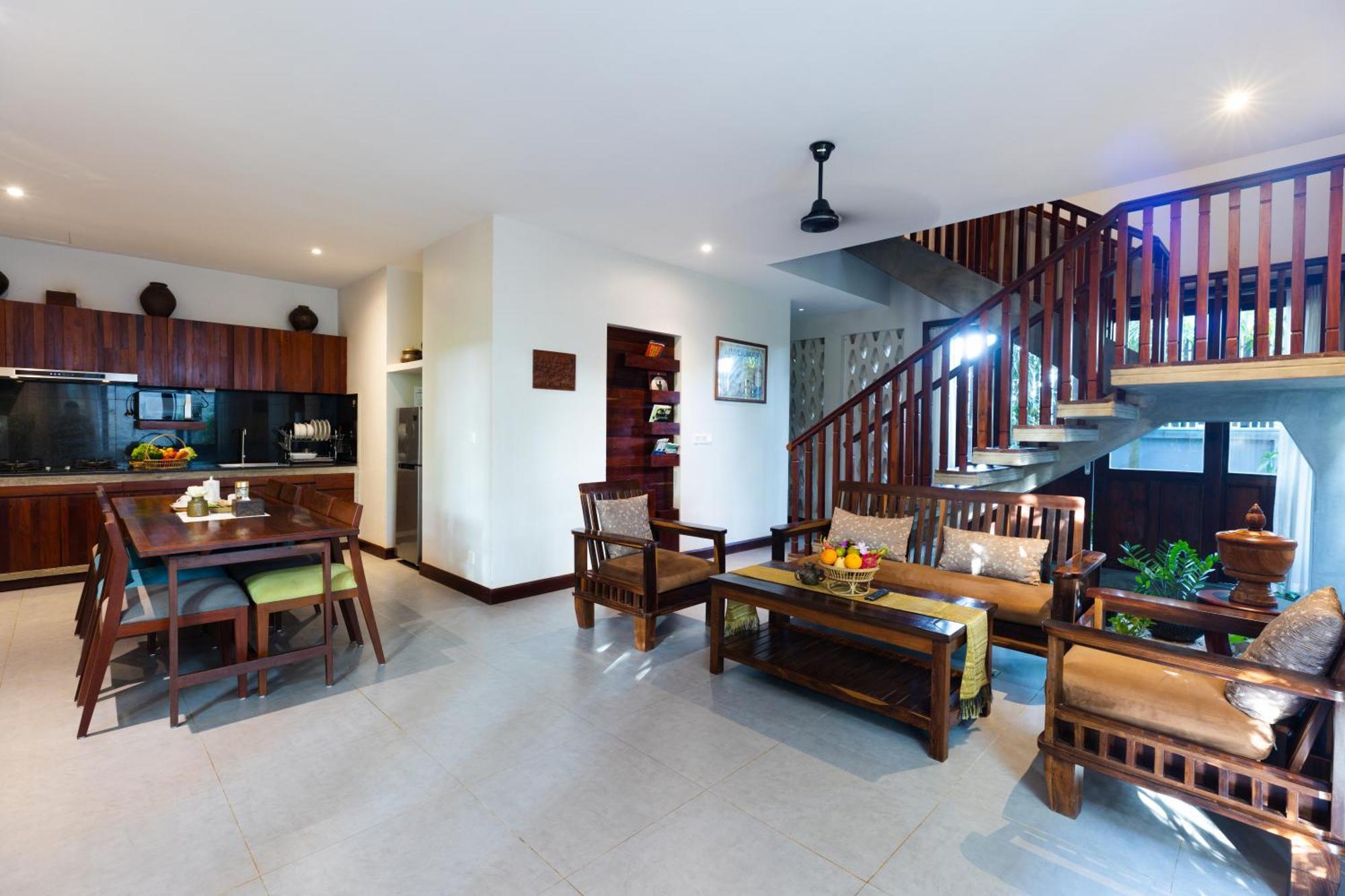 de 45 m² con 3 habitación/es y 3 baño/s de uso privado, en Sala Kamreuk Ciudad de Siem Riep Exterior foto
