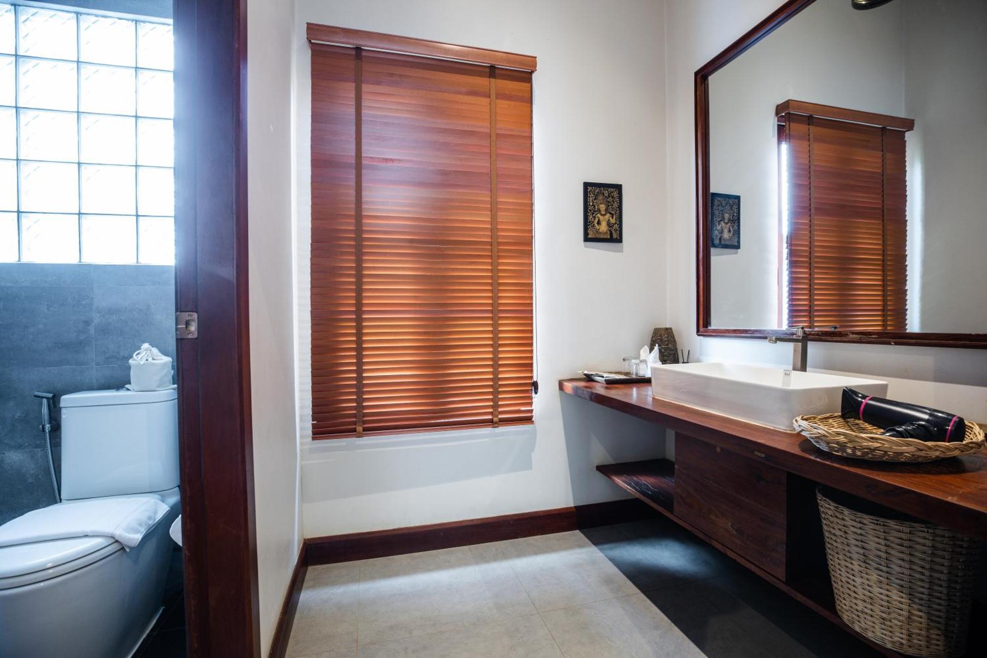 de 45 m² con 3 habitación/es y 3 baño/s de uso privado, en Sala Kamreuk Ciudad de Siem Riep Exterior foto
