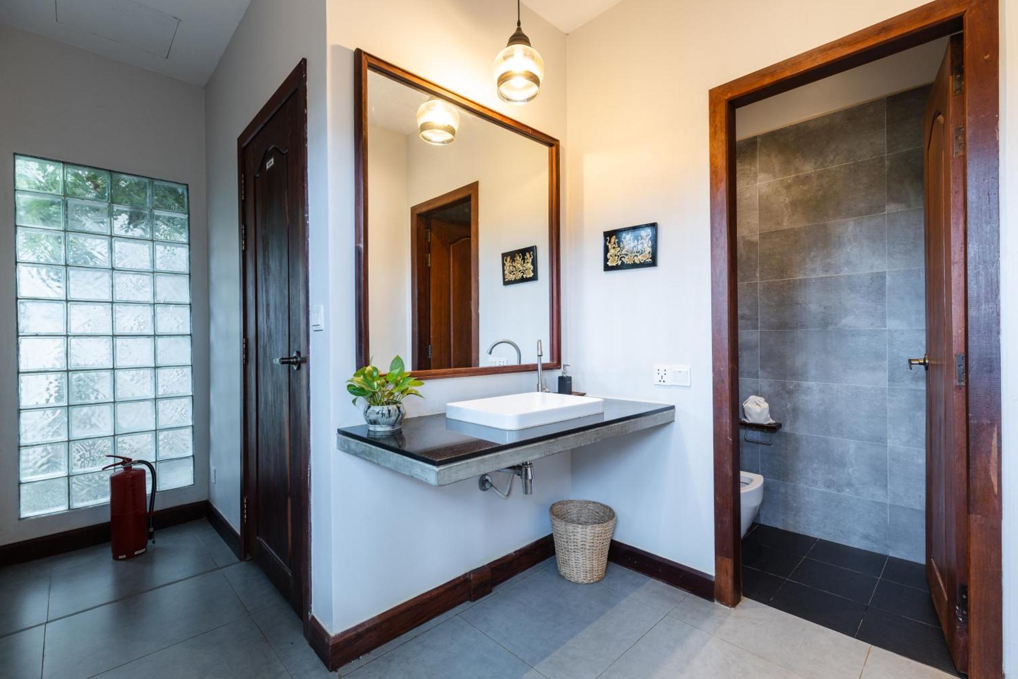 de 45 m² con 3 habitación/es y 3 baño/s de uso privado, en Sala Kamreuk Ciudad de Siem Riep Exterior foto