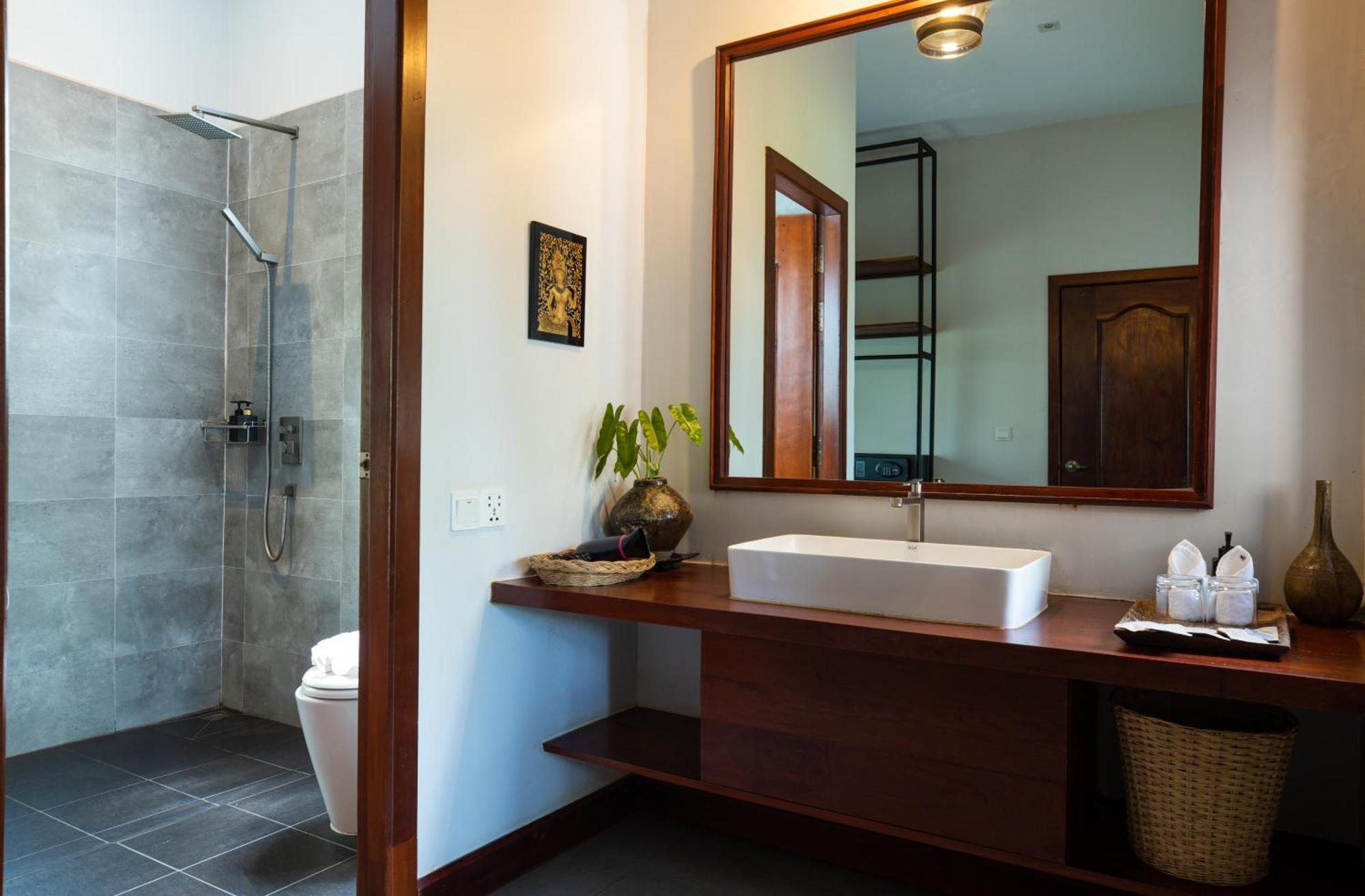 de 45 m² con 3 habitación/es y 3 baño/s de uso privado, en Sala Kamreuk Ciudad de Siem Riep Exterior foto
